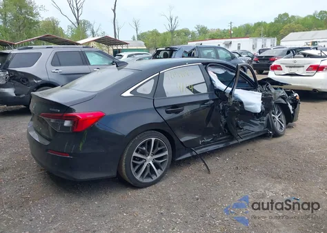 2024 Honda Civic Touring из США, поврежденный, VIN 2HGFE1F91RH329405